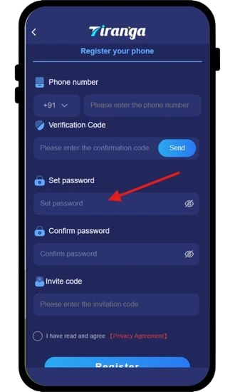 Create a strong password